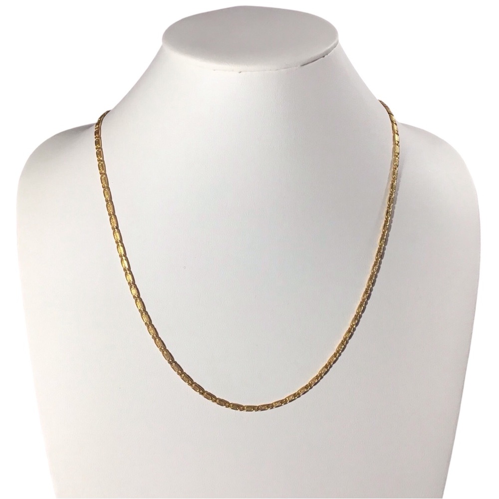 Jewels Chain Necklace Gold Tone Not Used Korea